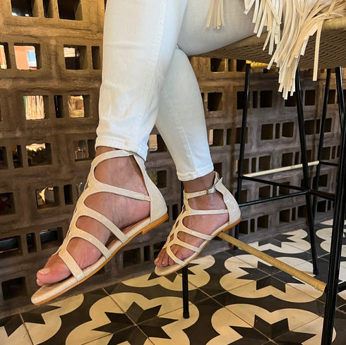 Sandalias Dafne Ivory