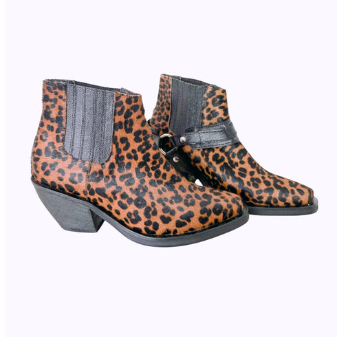 Botas EVA Leopard edición western chic