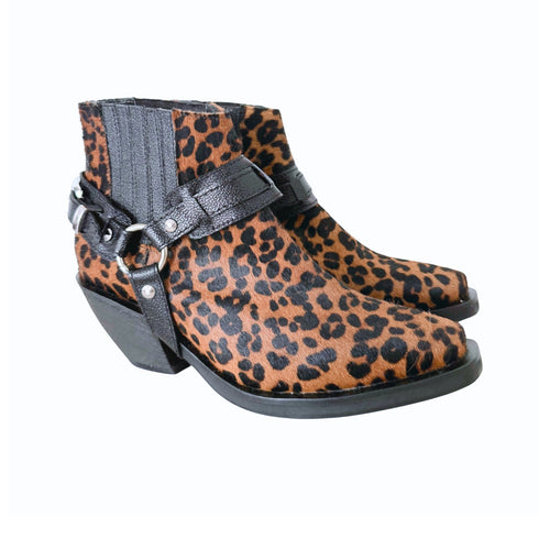 Botas EVA Leopard edición western chic